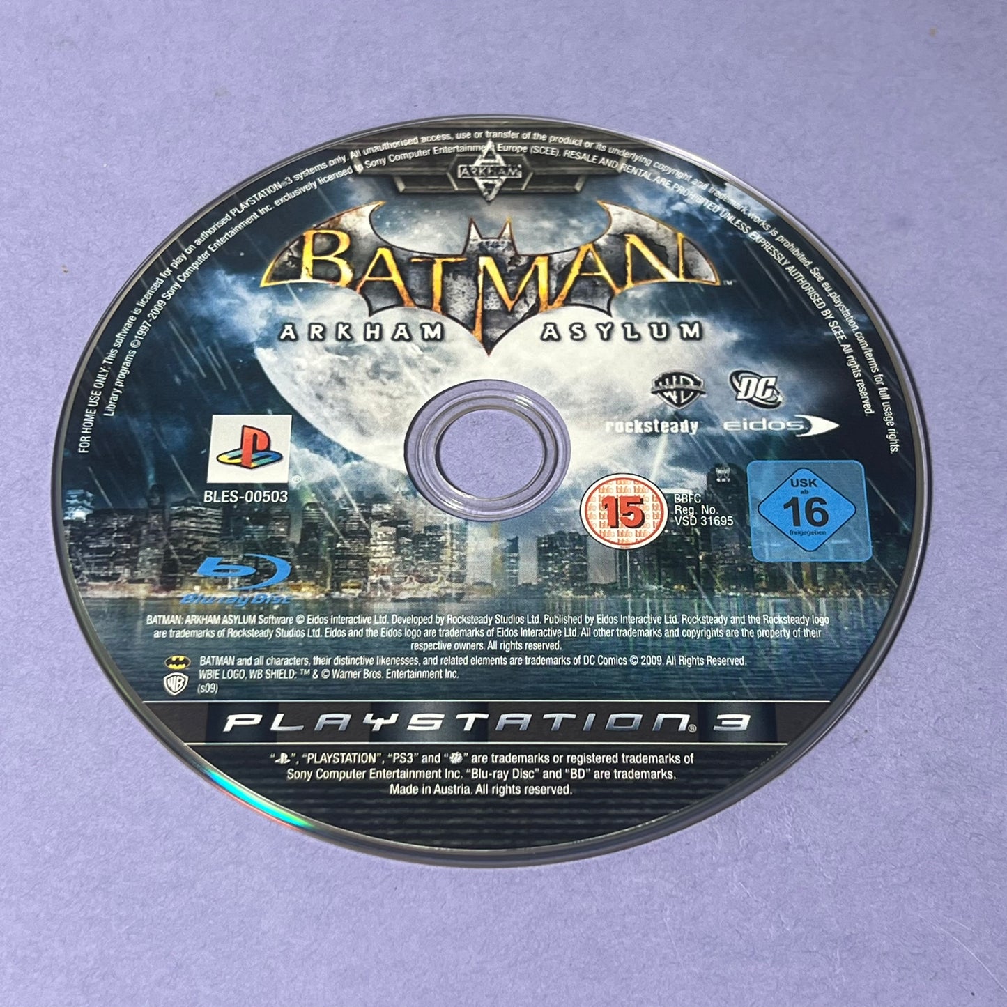 Batman Arkham Asylum - PS3 Game