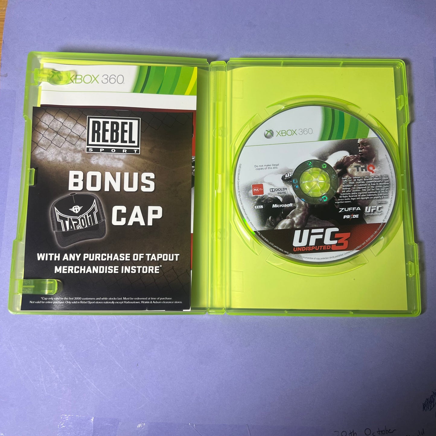 UFC Undisputed 3 - Xbox 360 Game