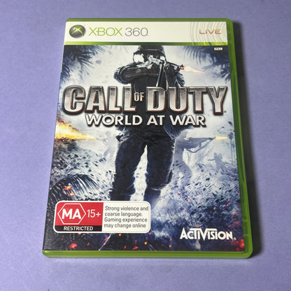 Call of Duty World at War - Xbox 360 Game