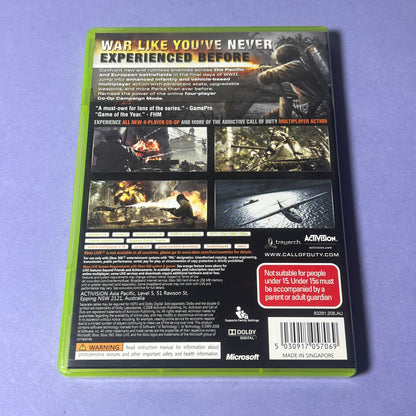 Call of Duty World at War - Xbox 360 Game