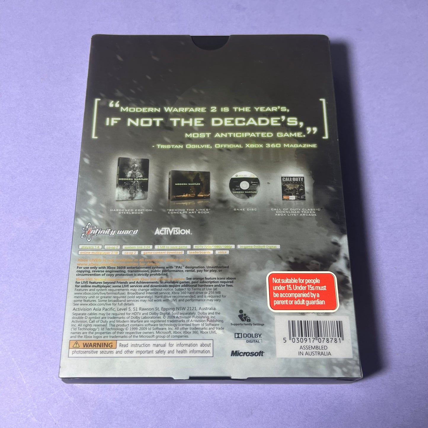 Call of Duty Modern Warfare Hardened Edition - Xbox 360 Game