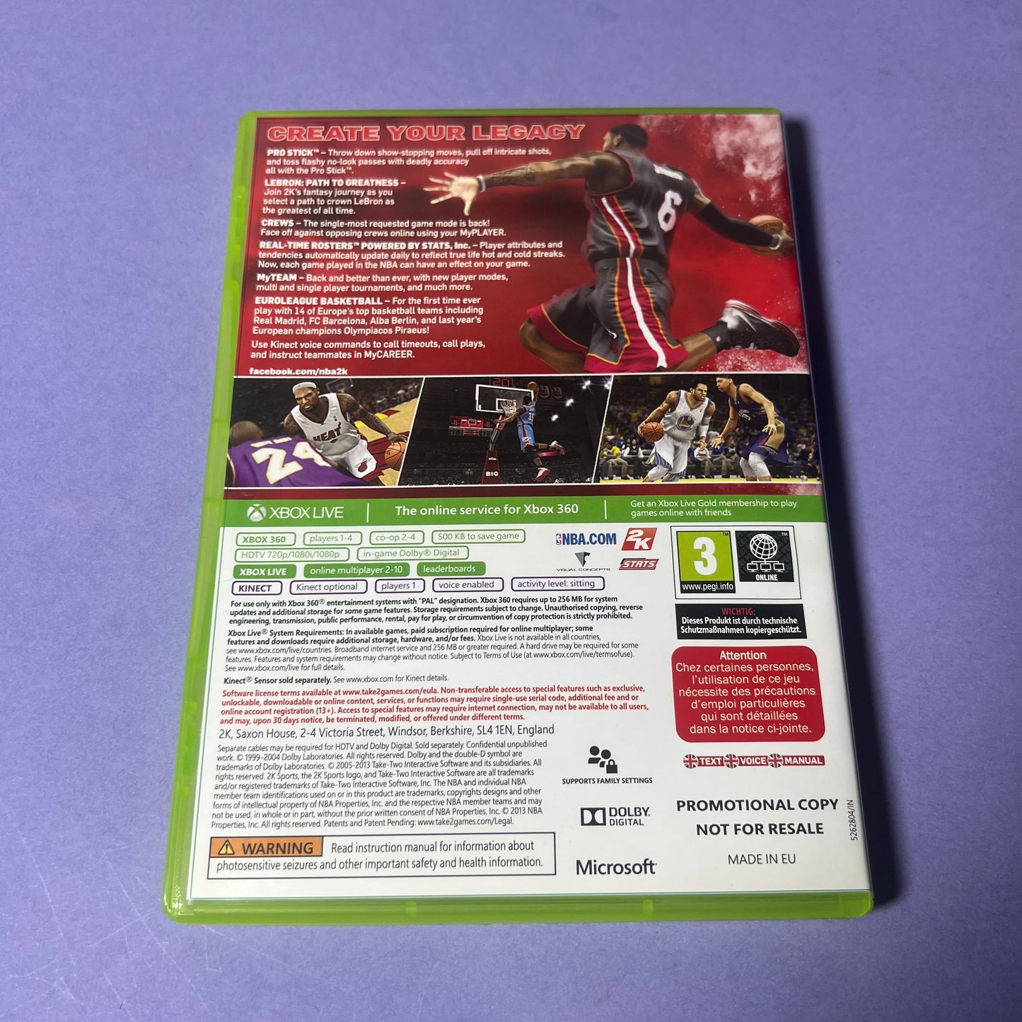 NBA 2K14 Promotional Copy - Xbox 360 Game
