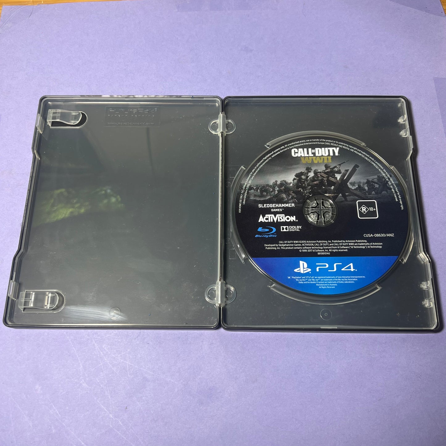 Call of Duty WW2 Steelbook - PS4 Game