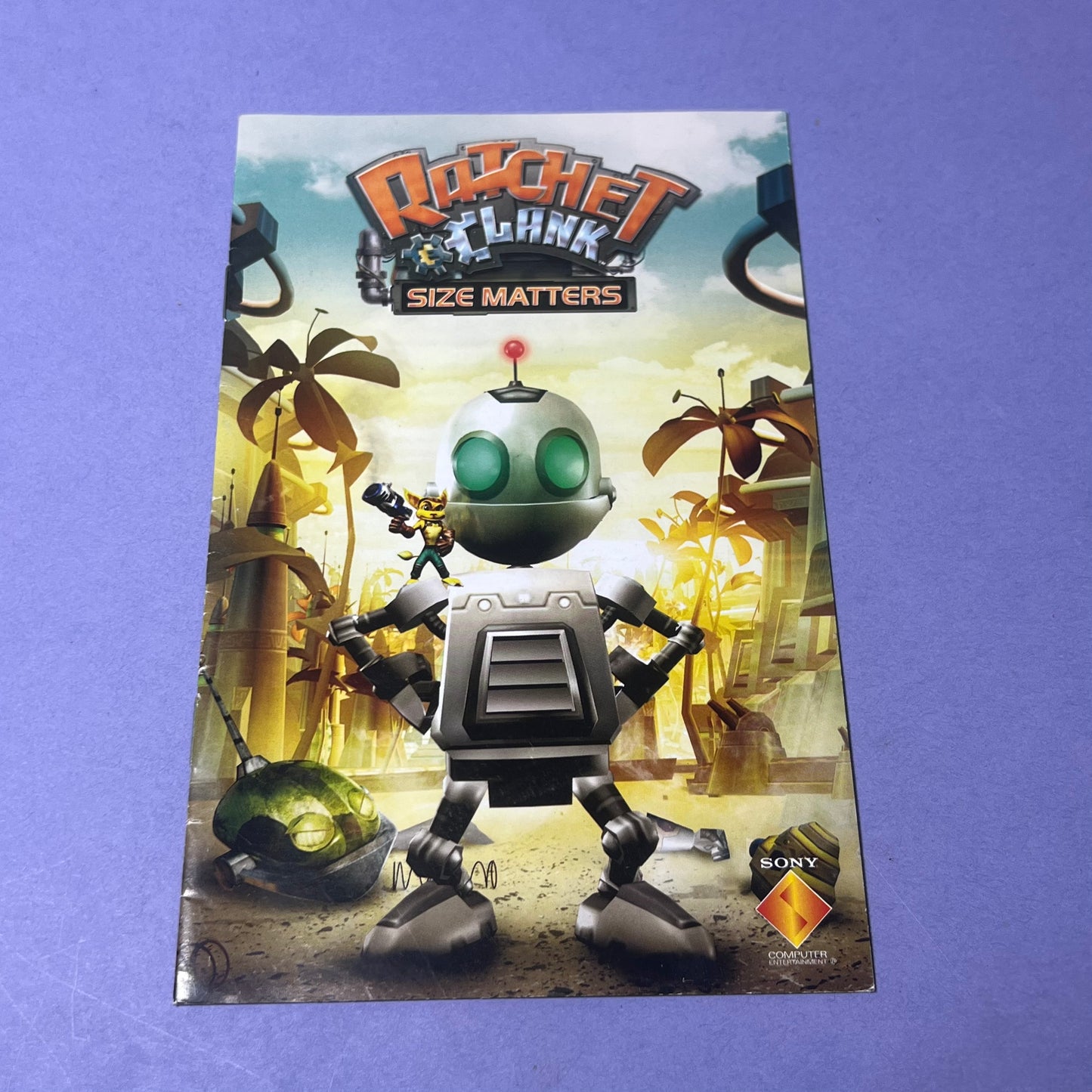 Ratchet and Clank Size Matters Manual - PS2 Manual