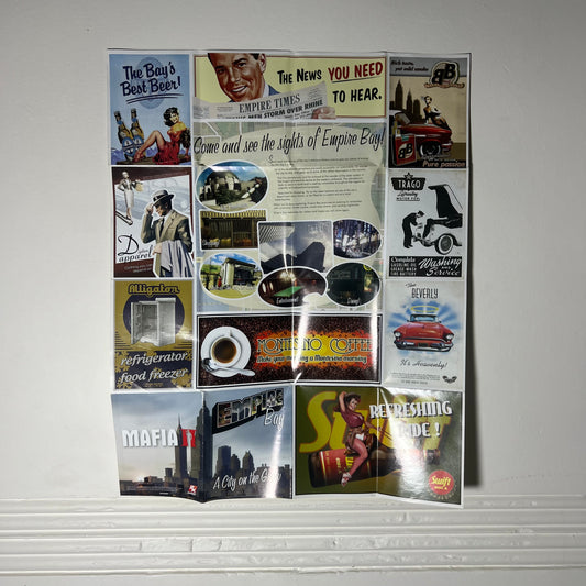 Mafia 2 Empire Bay Map Poster - Poster