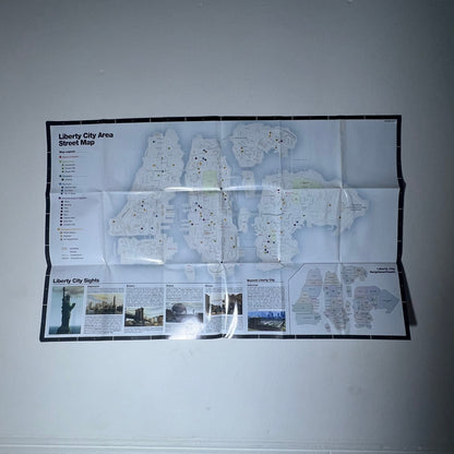 Grand Theft Auto Liberty City Map PS3 - Poster