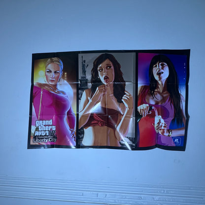GTA Episodes From Liberty City Map PS3 - Poster