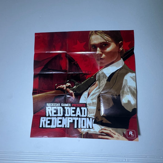 Red Dead Redemption Map Xbox 360 - Poster