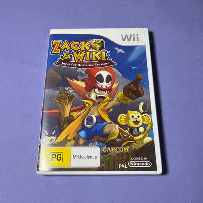 Zack and Wiki Quest for Barbaros Treasure - Wii Game