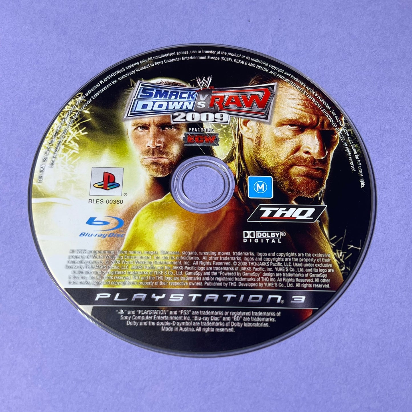 WWE SmackDown vs Raw 2009 - PS3 Game