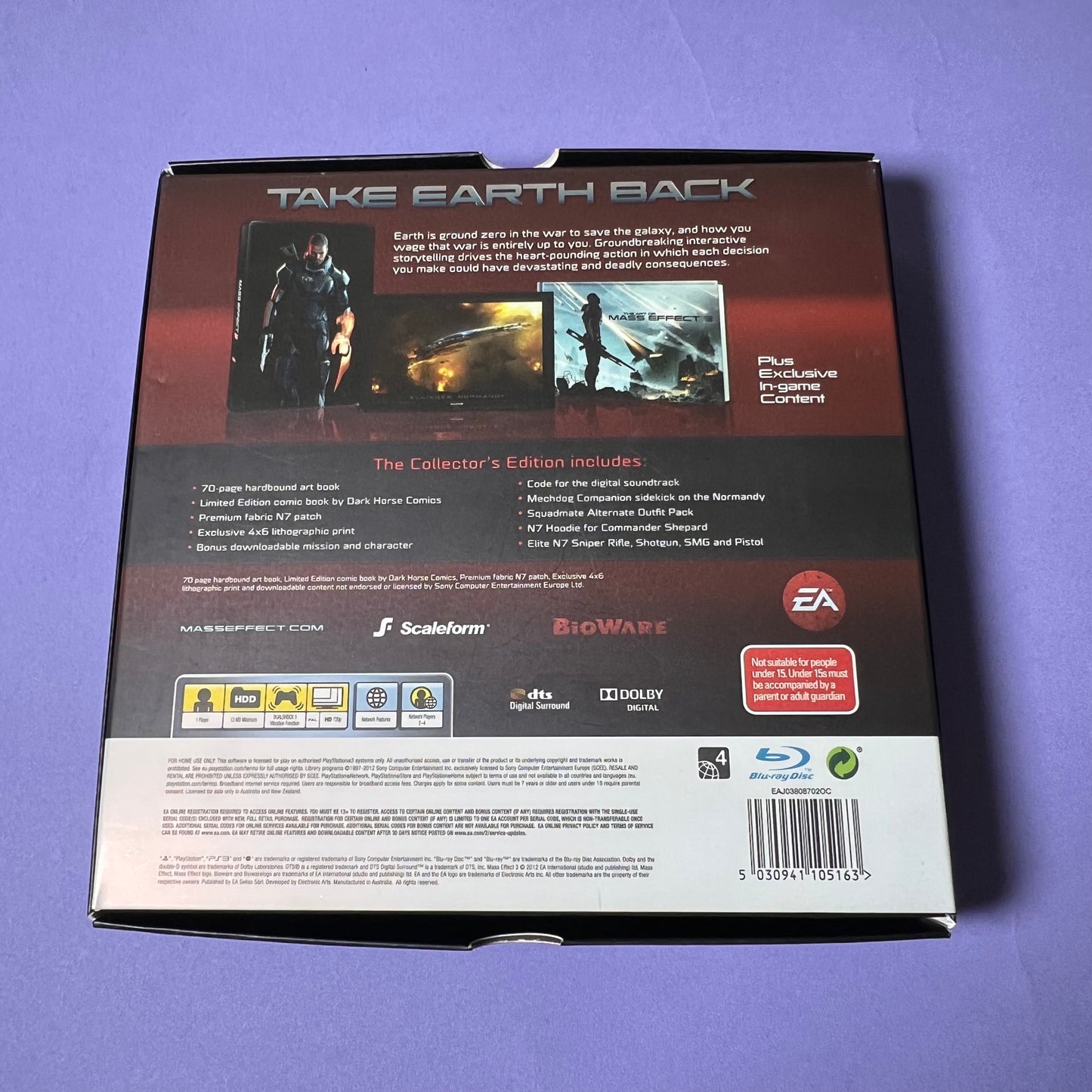 Mass Effect 3 Collector's Edition Complete - PS3 Game