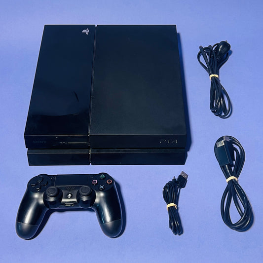 PlayStation 4 Console 500GB Black w/Controller & Cords - Console