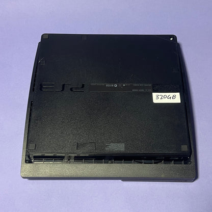 PlayStation 3 Slim Console 320GB Black w/Controller & Cords - Console