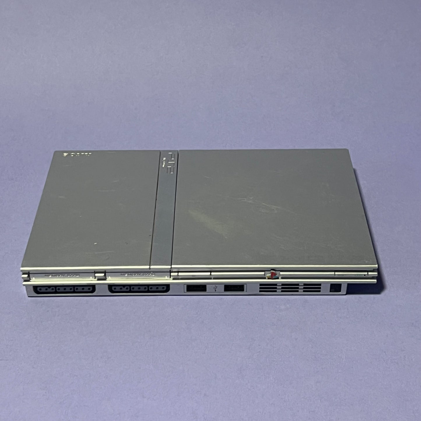 PlayStation 2 Slim Console Silver w/Controller, Cords & Memory Card - Console
