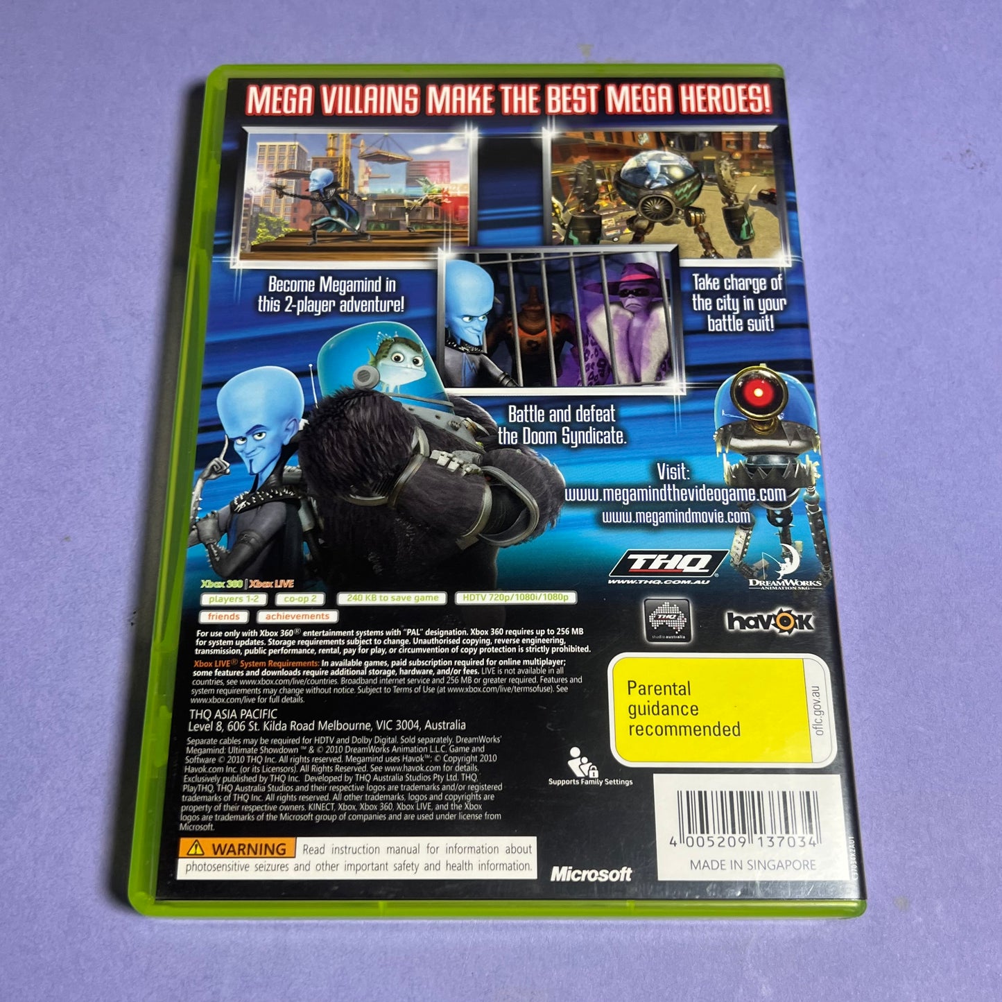 Megamind Ultimate Showdown - Xbox 360 Game