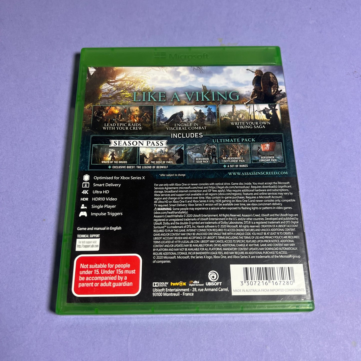 Assassins Creed Valhalla - Xbox One Series X Game