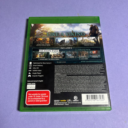 Assassins Creed Valhalla - Xbox One Series X Game