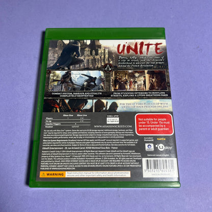 Assassins Creed Unity - Xbox One Series X Game