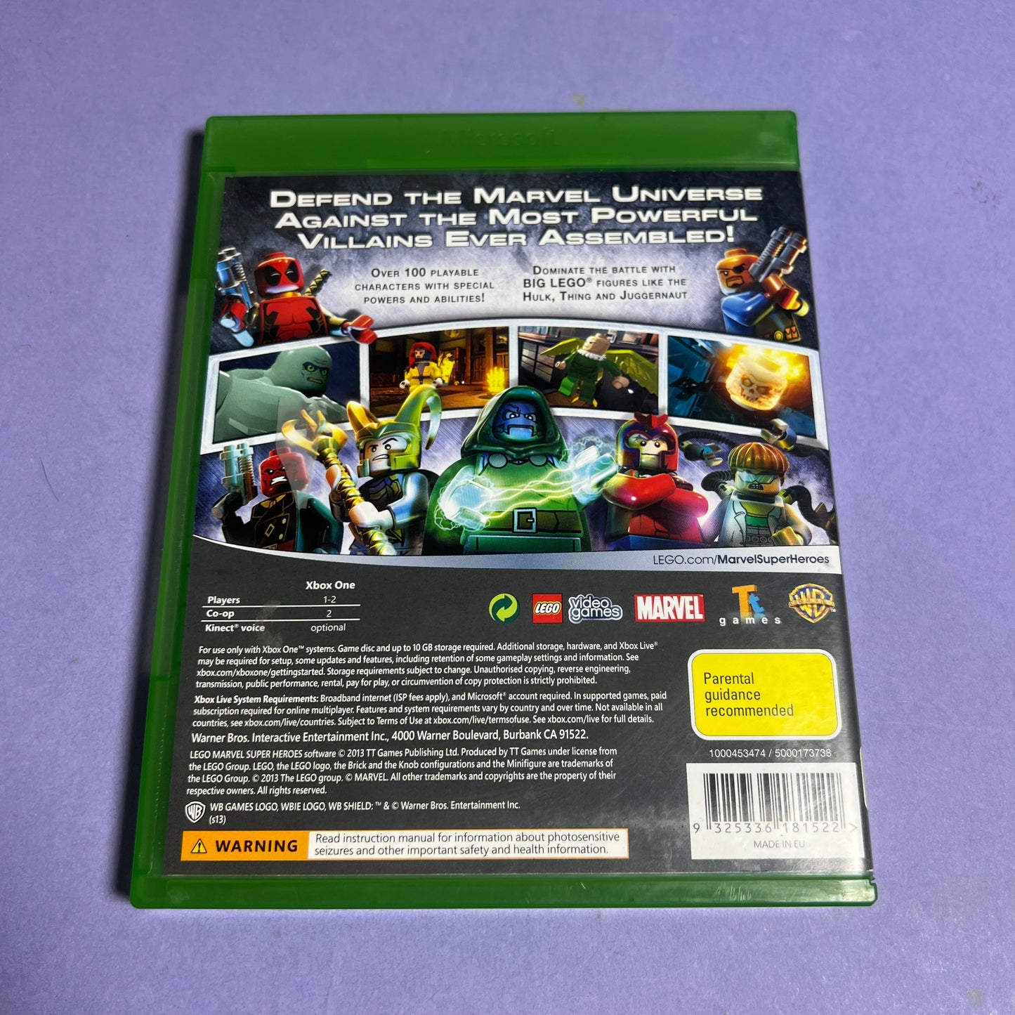 LEGO Marvel Super Heroes - Xbox One Game