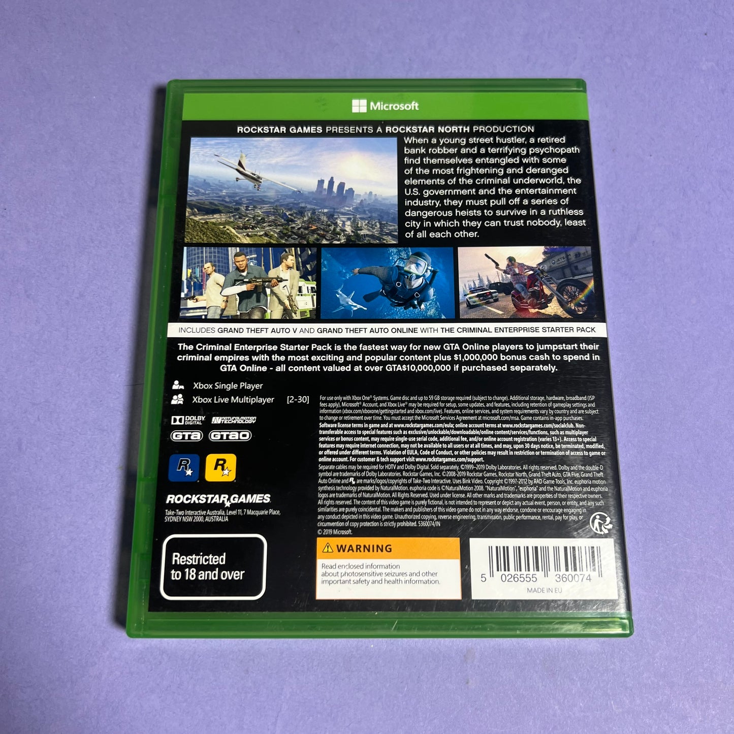 Grand Theft Auto V Premium Edition - Xbox One Game