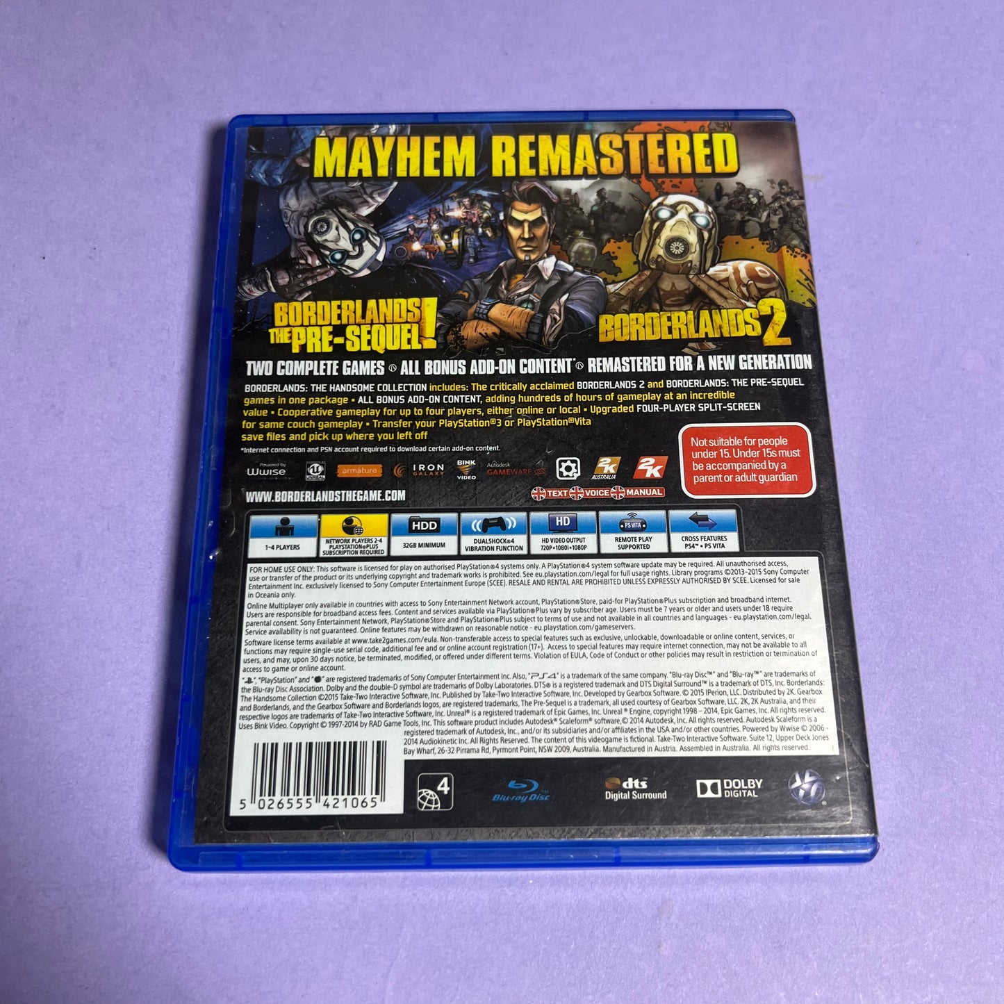 Borderlands The Handsome Collection - PS4 Game