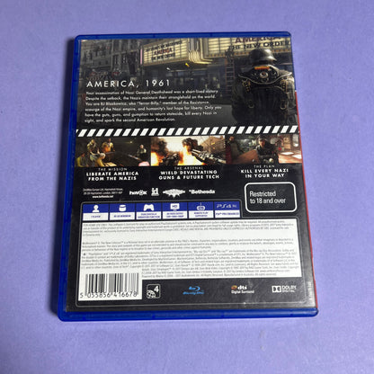Wolfenstein 2 The New Colossus - PS4 Game