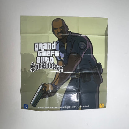 Grand Theft Auto San Andreas PC Vintage Poster - Poster