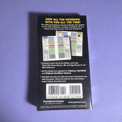 Pokemon Heart Gold & Soul Silver Pokedex Pocket Guide - Collectable