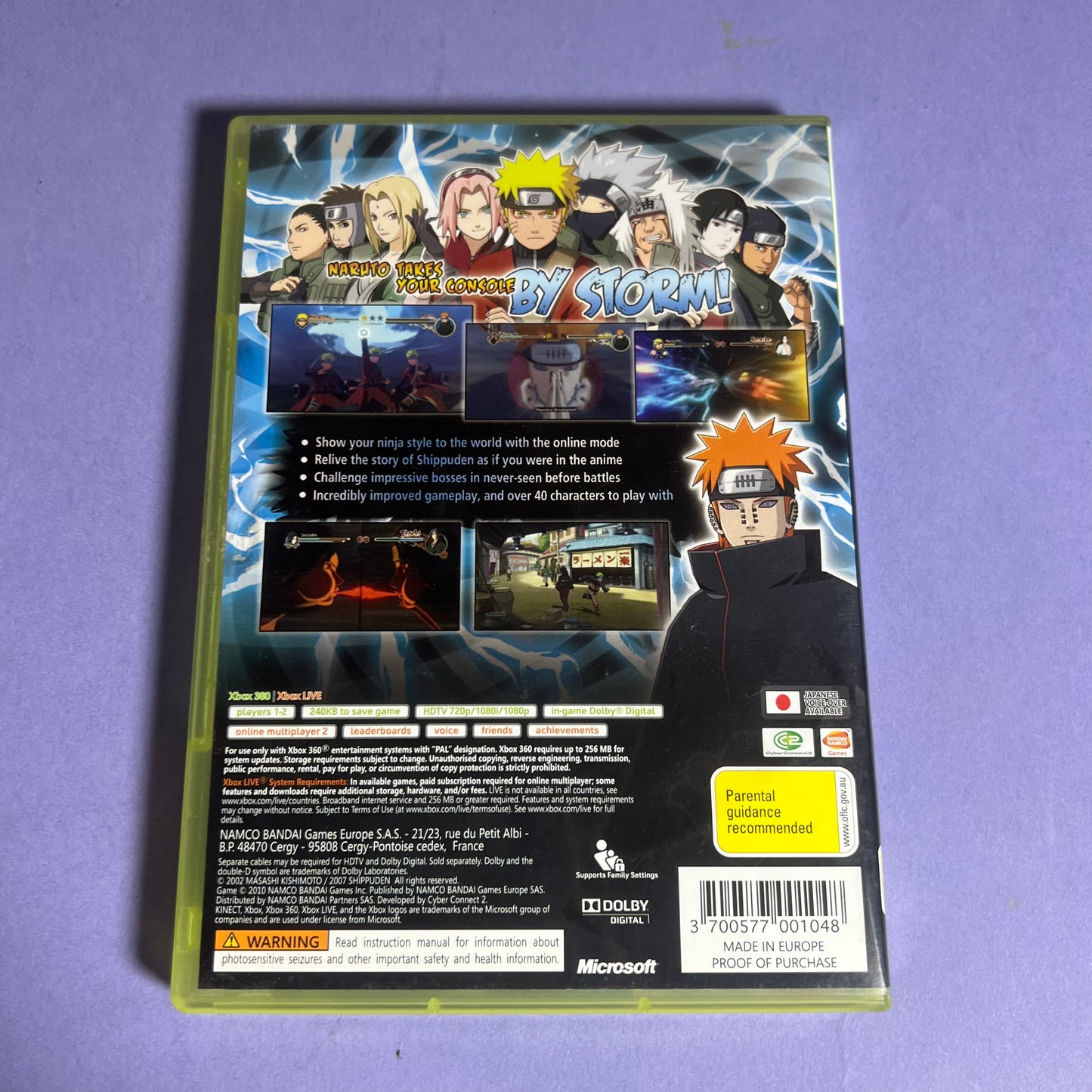 Naruto Ultimate Ninja Storm 2 - Xbox 360 Game