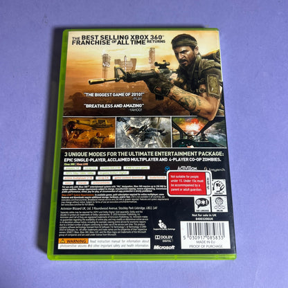 Call of Duty Black Ops - Xbox 360 Game