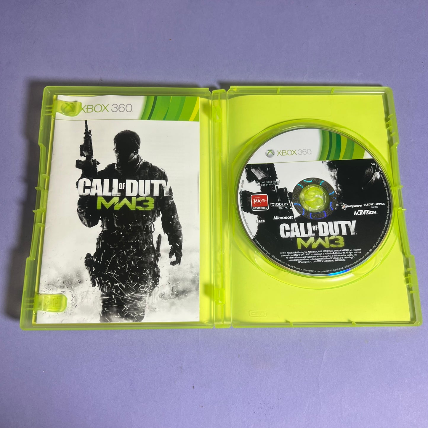 Call of Duty Modern Warfare 3 MW3 - Xbox 360 Game