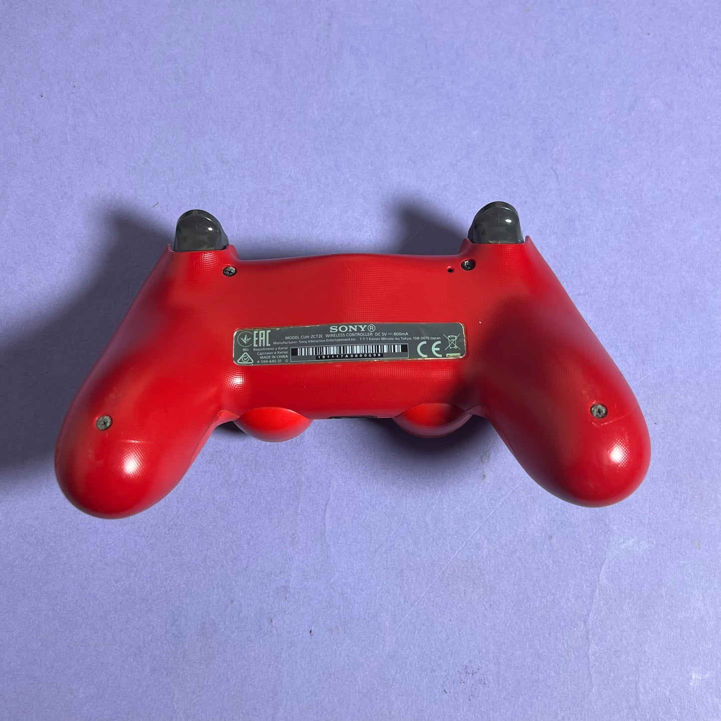 Genuine PlayStation 4 Wireless Controller Red - PS4 Accessory