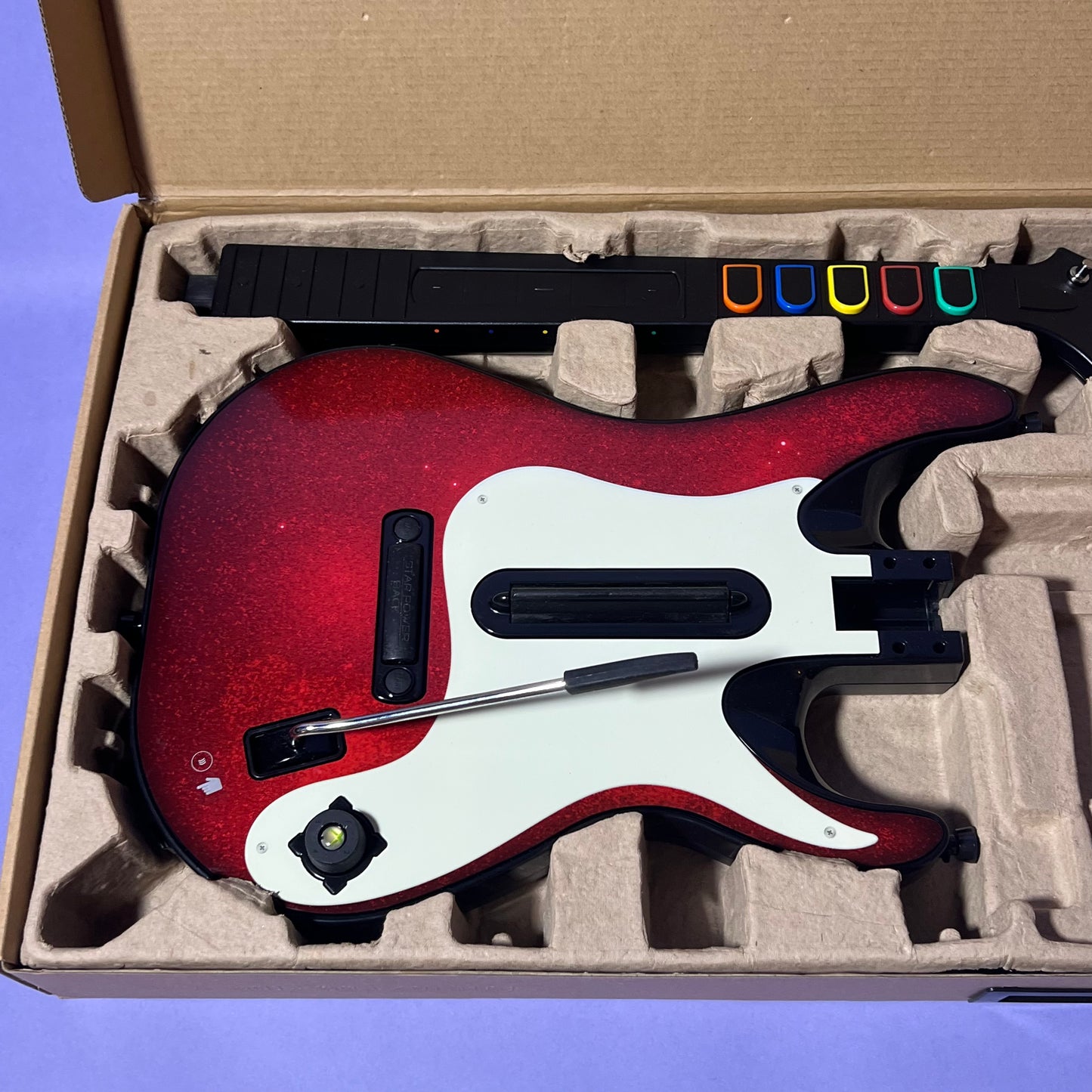 Guitar Hero 5 Guitar Kit Boxed (Game Sealed) - Xbox 360 Game (Mint Condition)