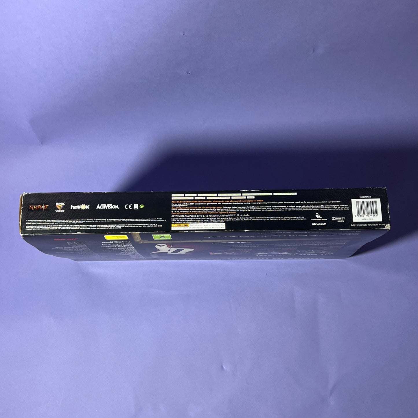 Guitar Hero 5 Guitar Kit Boxed (Game Sealed) - Xbox 360 Game (Mint Condition)