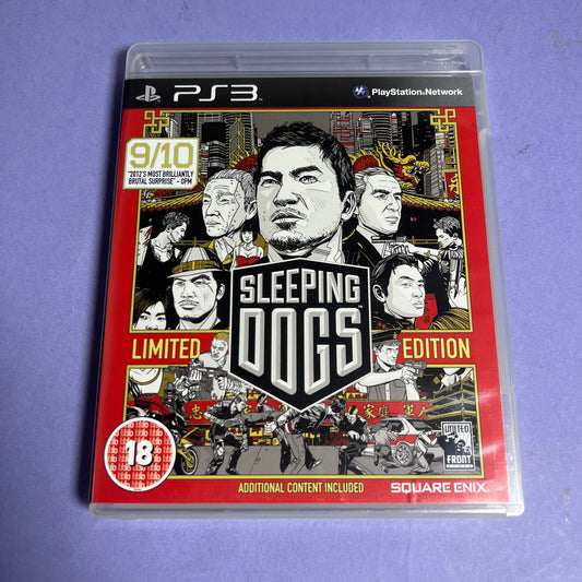 Sleeping Dogs Limited Edition - PS3 Game