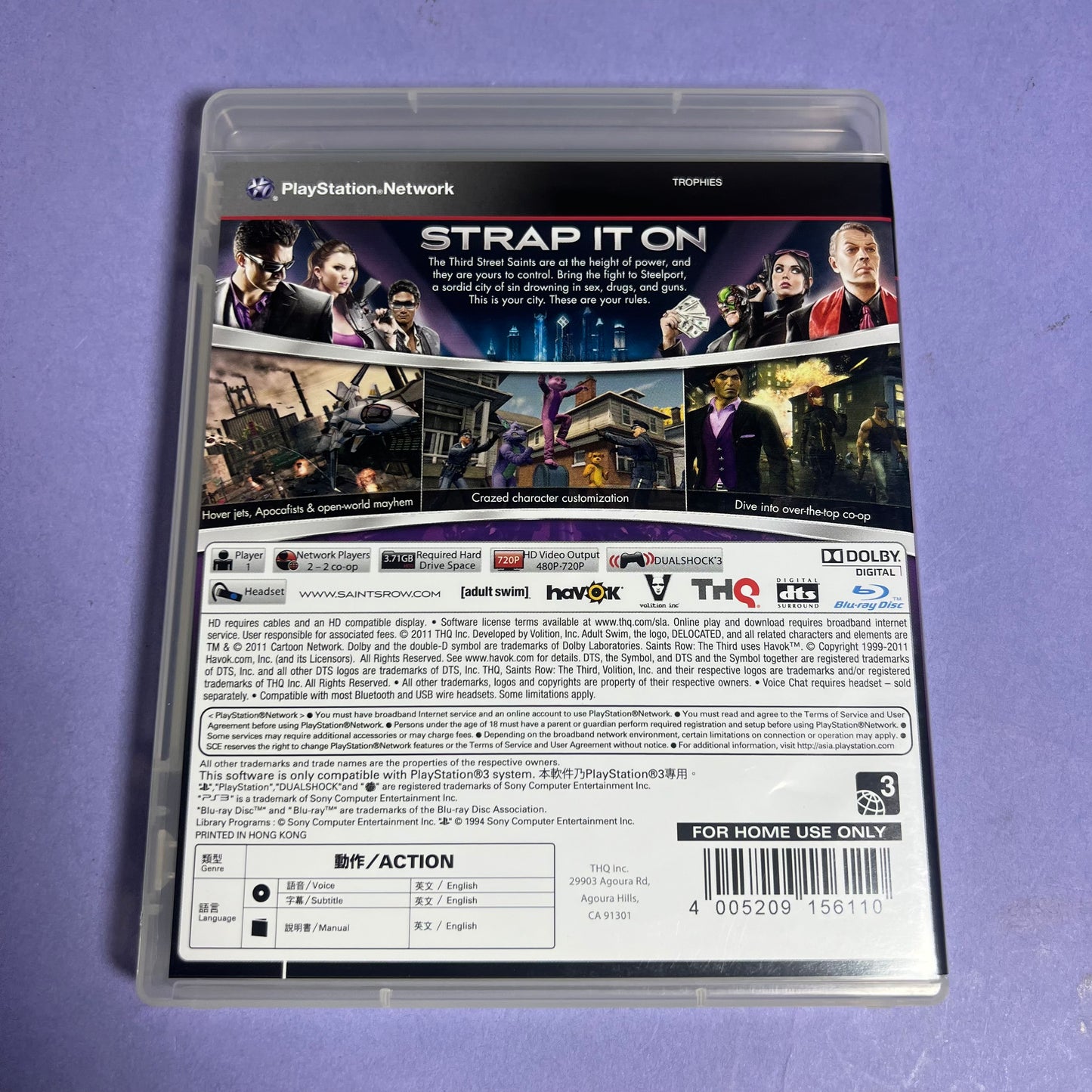 Saints Row The Third - PS3 Game