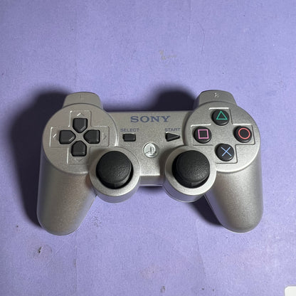 Genuine PlayStation 3 Wireless Controller Silver - PS3 Accessory