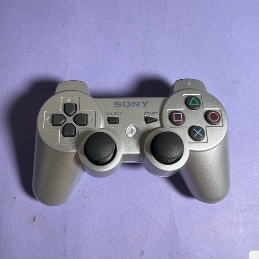 Genuine PlayStation 3 Wireless Controller Silver - PS3 Accessory