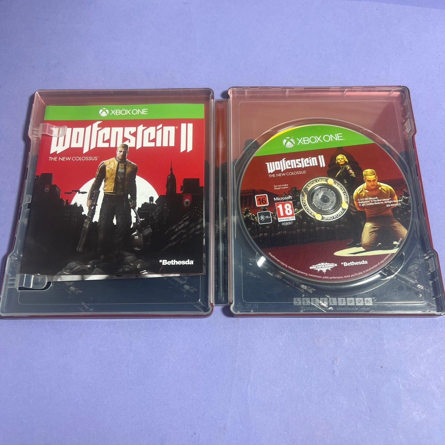 Wolfenstein 2 The New Colossus Steelbook - Xbox One Game