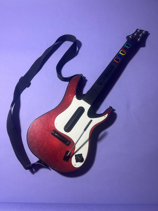 Guitar Hero Red Wireless Controller (No Dongle) - PS3 Accessory