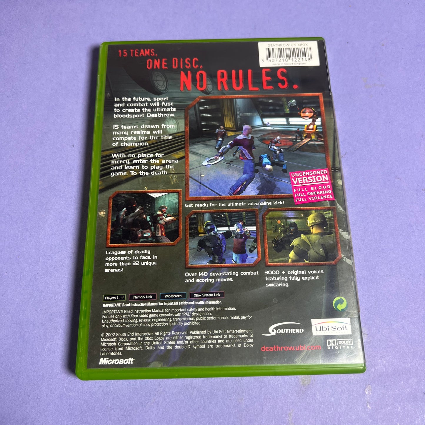 Deathrow - Xbox Original Game