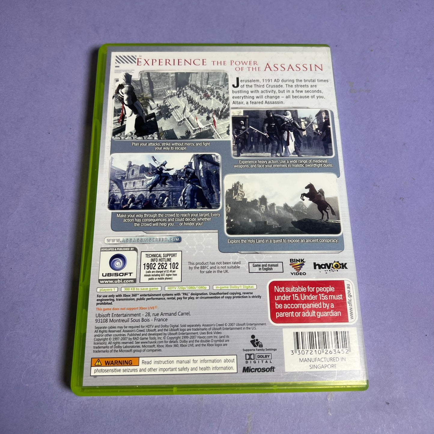 Assassins Creed - Xbox 360 Game