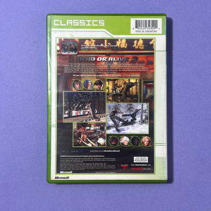 Dead or Alive 3 (Classics) - Xbox Original Game