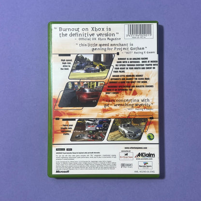 Burnout - Xbox Original Game