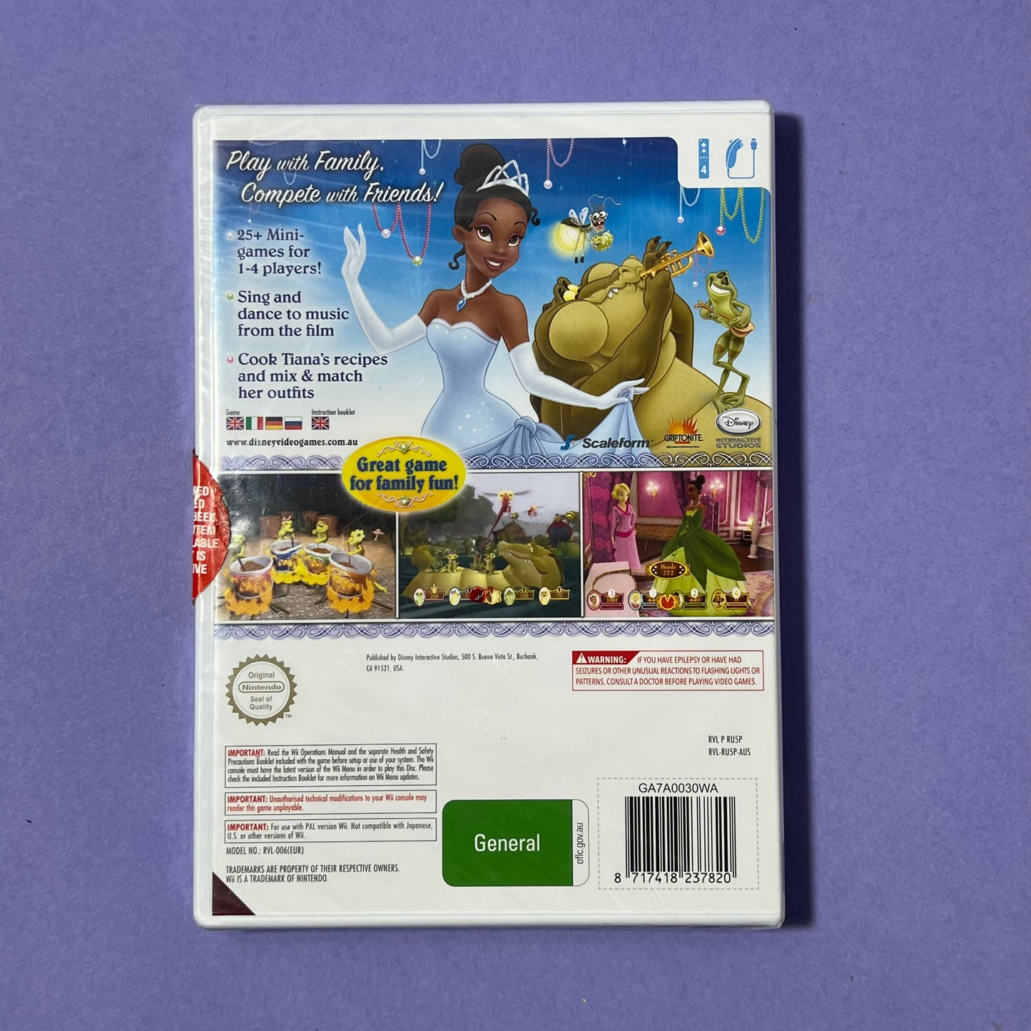 Disney The Princess and the Frog - Wii Game Sealed