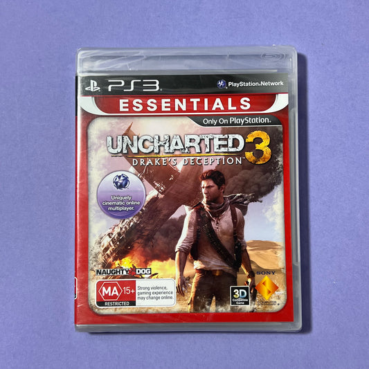 Uncharted 3 Drake's Deception (Essentials) - PS3 Game Sealed