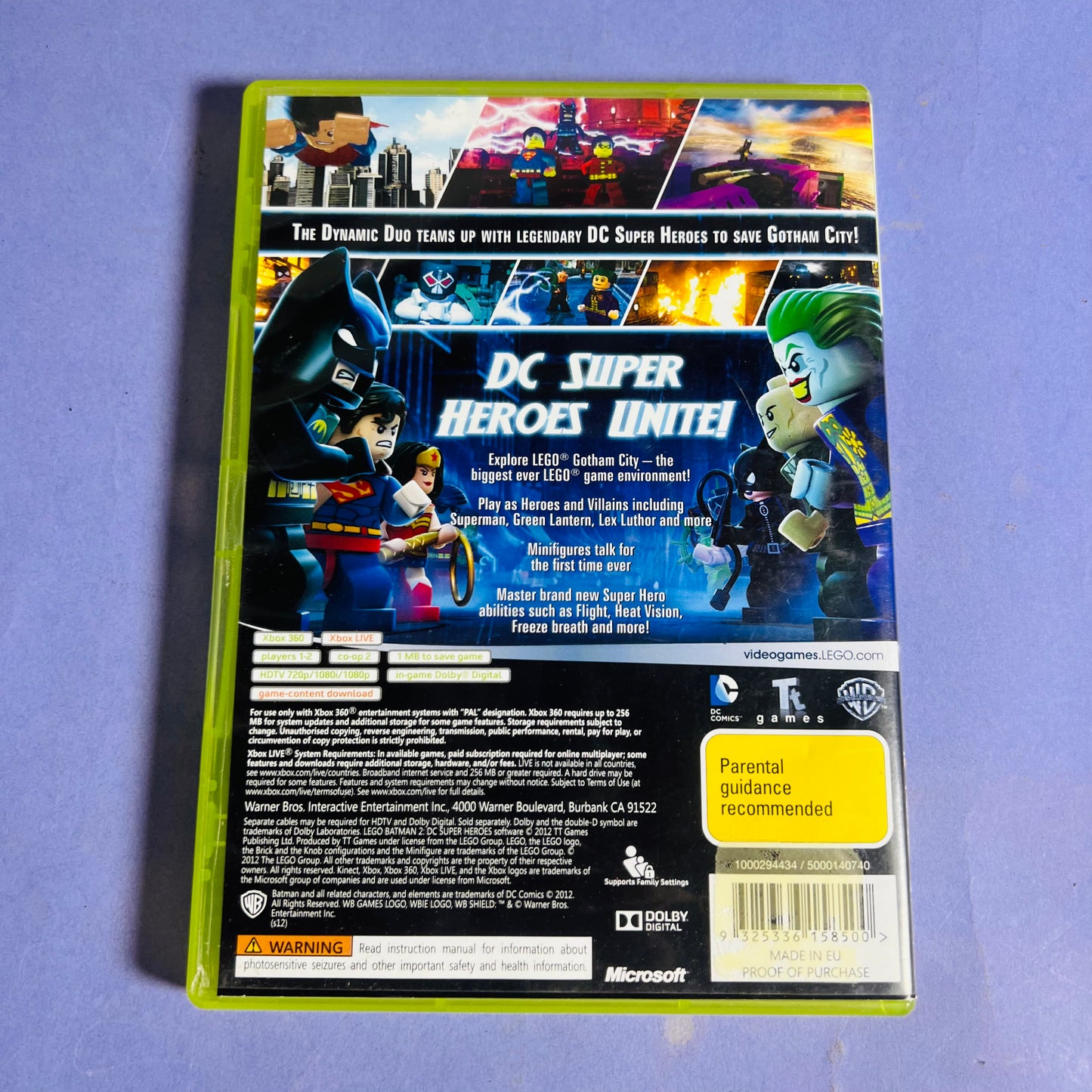 LEGO Batman DC Super Heroes - Xbox 360 Game