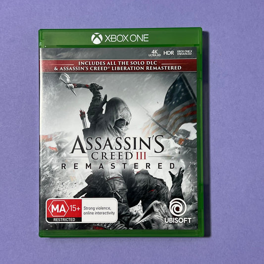 Assassins Creed 3 Remastered - Xbox One Game