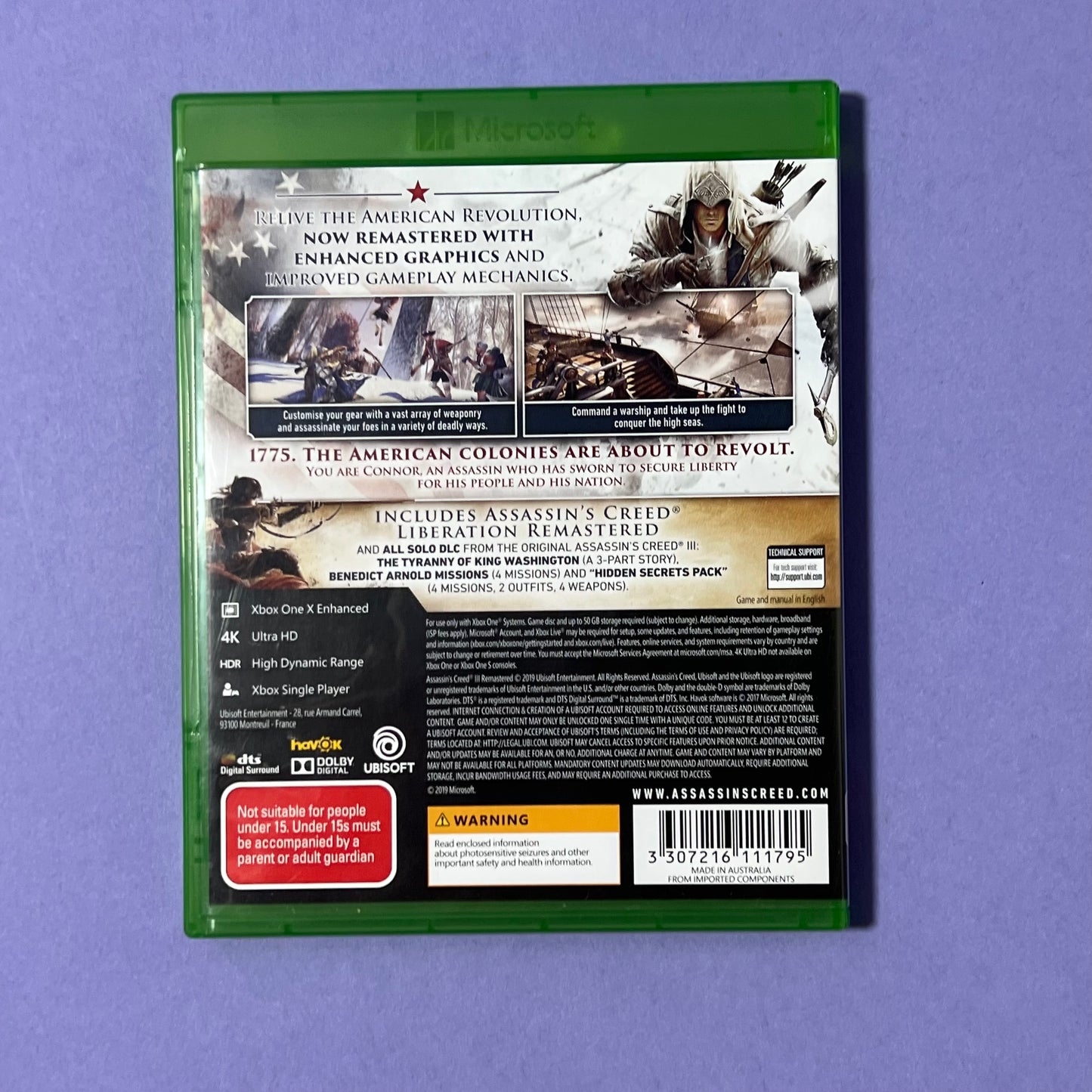 Assassins Creed 3 Remastered - Xbox One Game