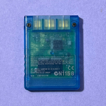 PlayStation 2 Memory Card Clear - PS2 Accessory